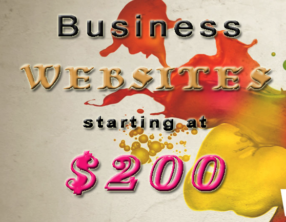 Business Websites Starting at $200